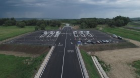 FOTO // Drum de acces european cu parcare pentru camioane. Andrei Spînu anunță finalizarea lucrărilor la PTF Leova-Bumbăta