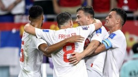 Naționala Elveției - calificată în optimile de finală ale Cupei Mondiale, după ce a învins Serbia