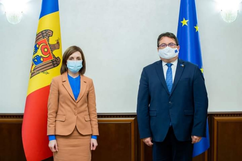 Despre ce a discutat Președintele Maia Sandu cu Peter Michalko, Ambasadorul UE în R. Moldova