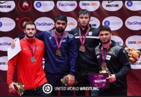 Luptătorii din R. Moldova s-au întors acasă cu 7 medalii câștigate la Campionatul European Under-23 din București