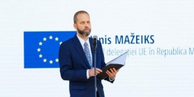 VIDEO // Ambasadorul Uniunii Europene la Chișinău, Jānis Mažeiks, mesaj de Ziua Europei