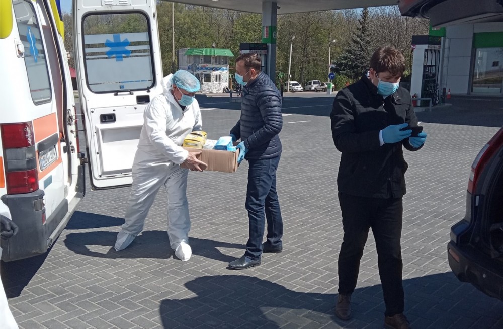 Platforma Demnitate și Adevăr a donat echipament de protecție și dezinfectant medicilor din Soroca