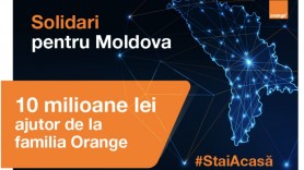 #Solidari pentru Moldova: 10 milioane de lei ajutor din partea familiei ORANGE pentru combatearea COVID-19