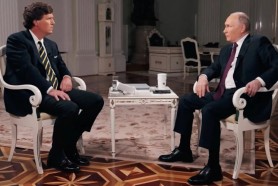 Prima reacţie a Kievului după interviul lui Putin cu Tucker Carlson: Este o încercare de a legitima agresiunea rusă