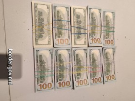Un bărbat a încercat să iasă din țară cu aproape 100 de mii de dolari